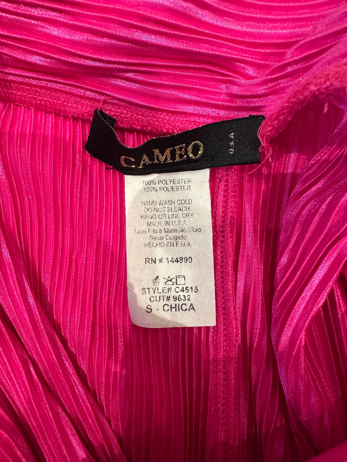 Pink Cameo Crop Halter & Wide Leg Pant