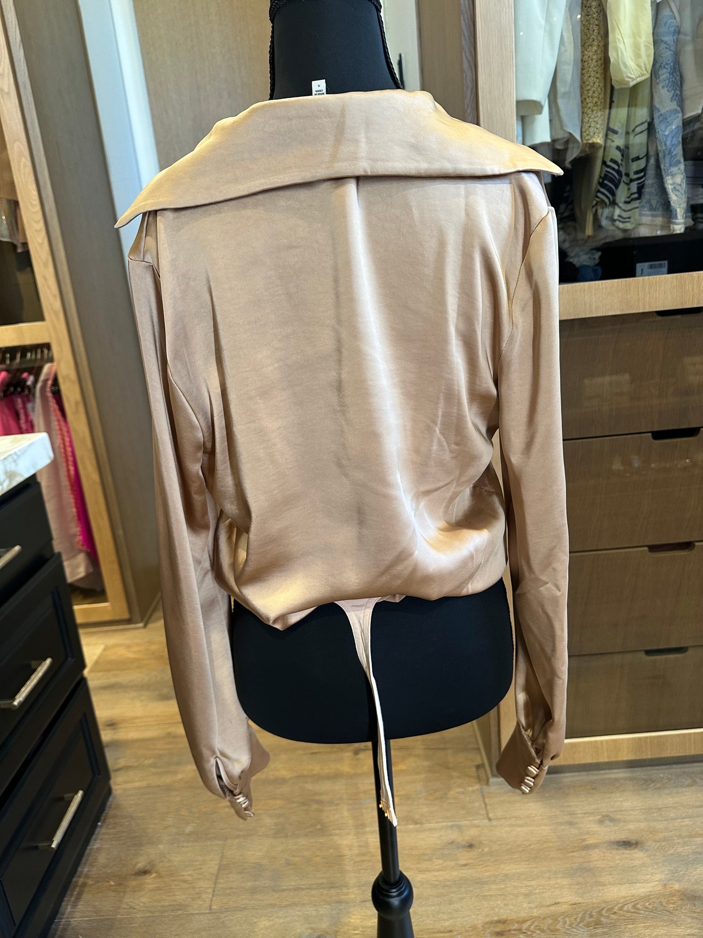L.Academie Satin Body Suit