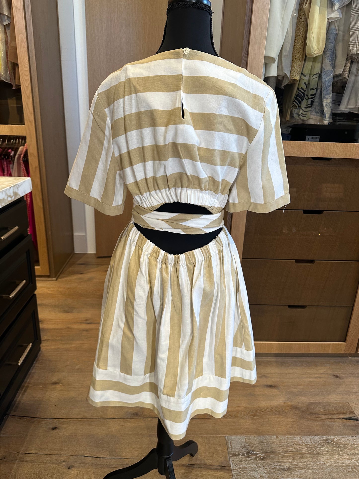 Staud Cut Out Dress