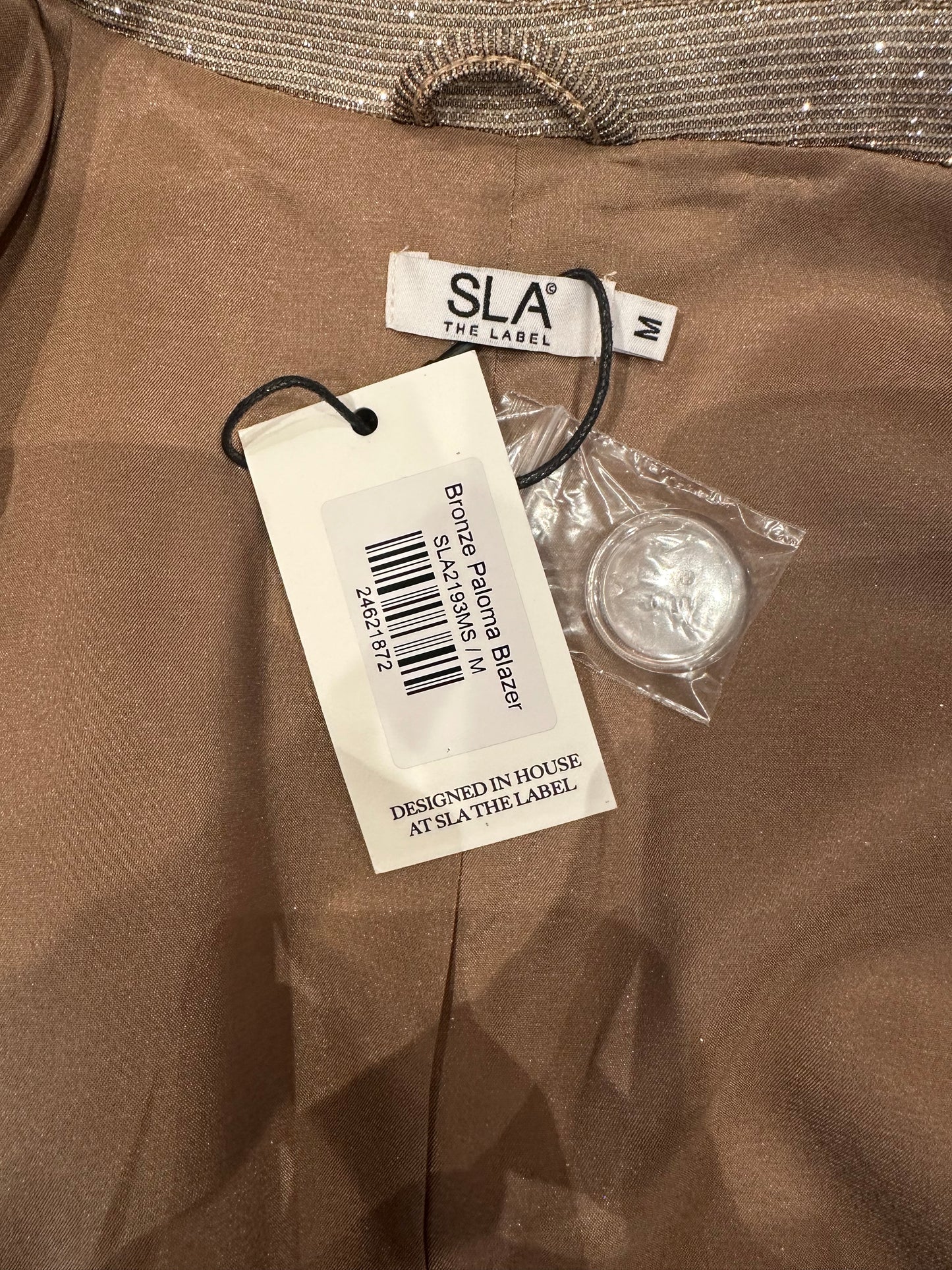 SLA Bronze Astrid Bralette & Blazer Set