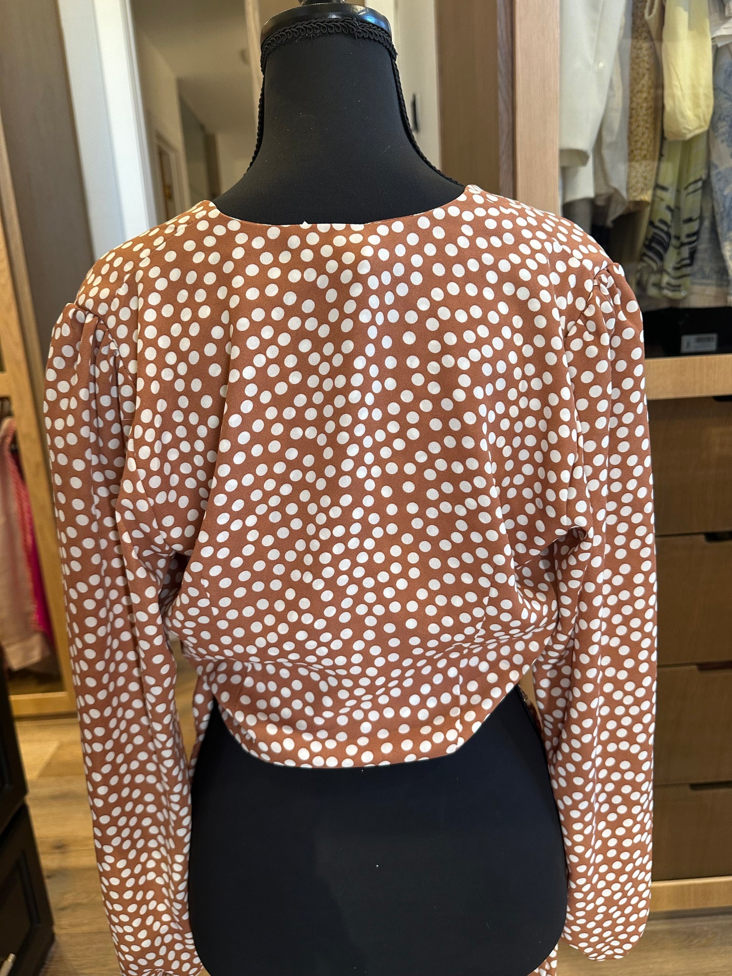 RESA Pola Dot Crop Top & Pant