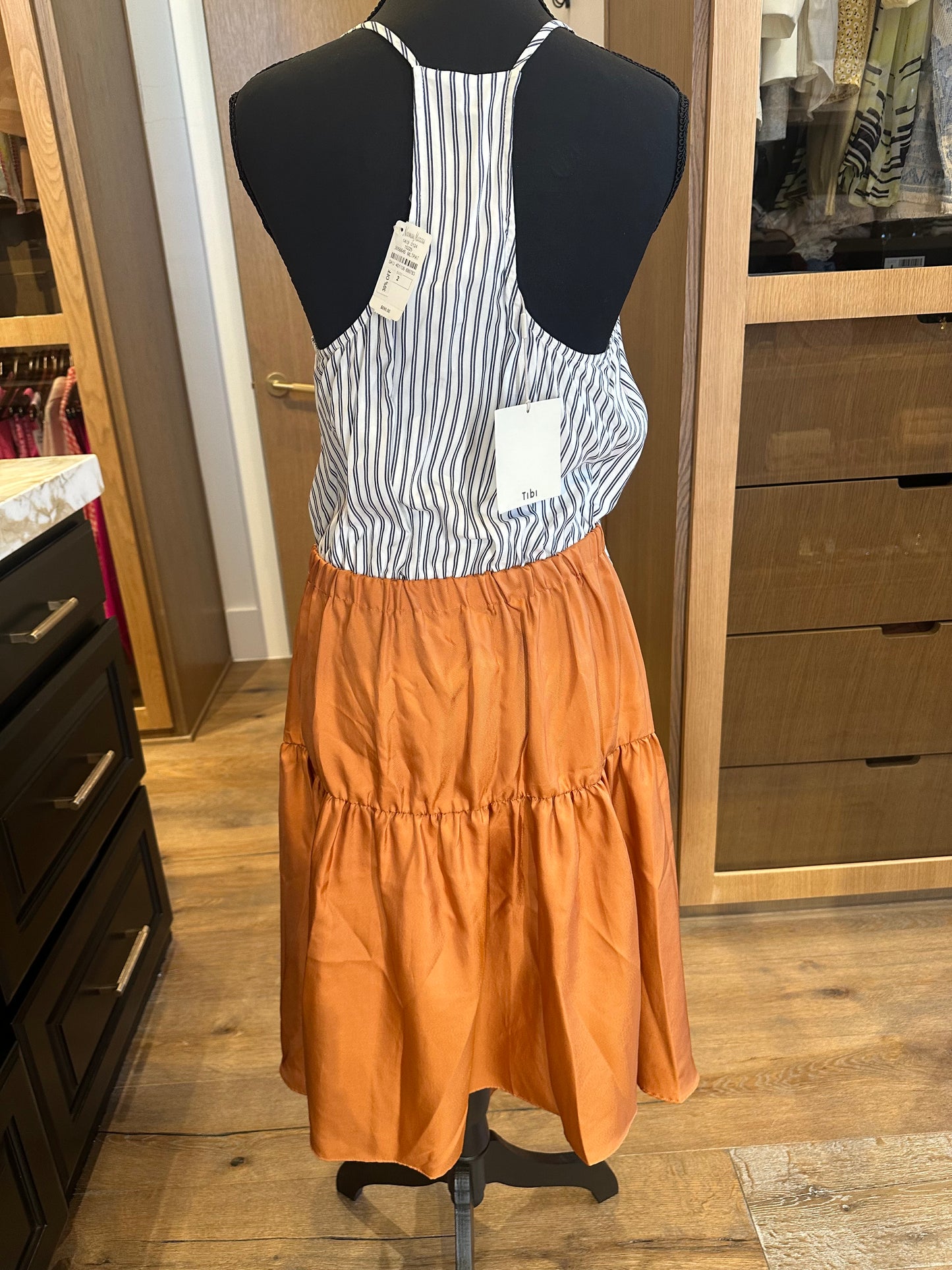 Tibi Print Patch Dress