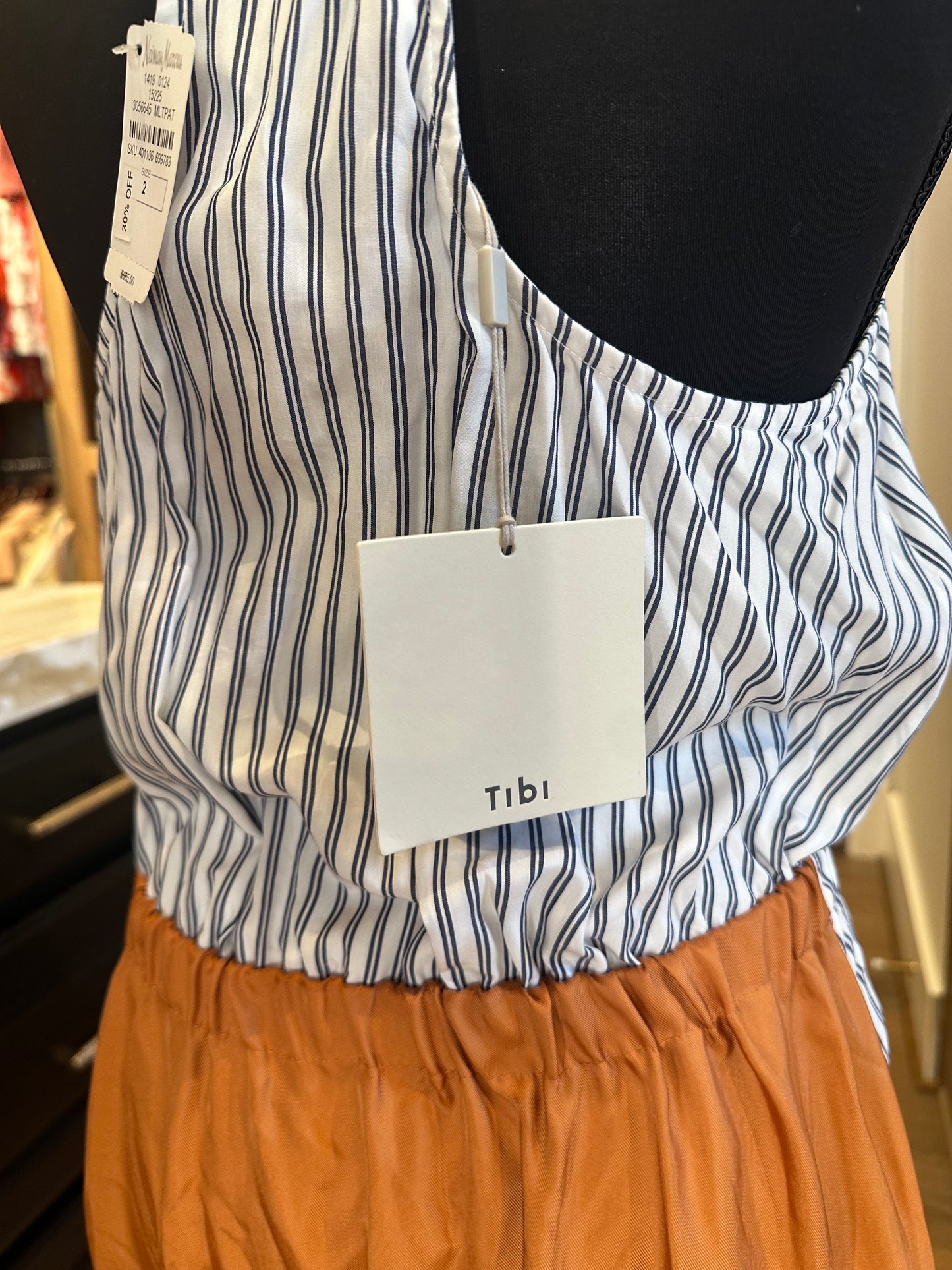 Tibi Print Patch Dress