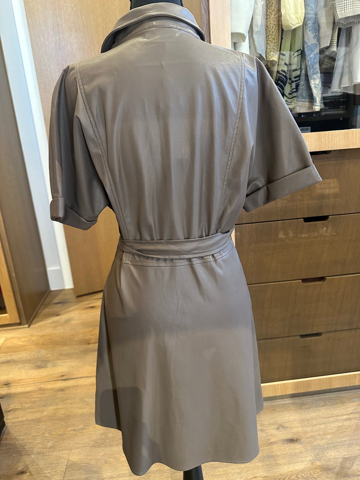 Heartloom Vegan Leather Dress