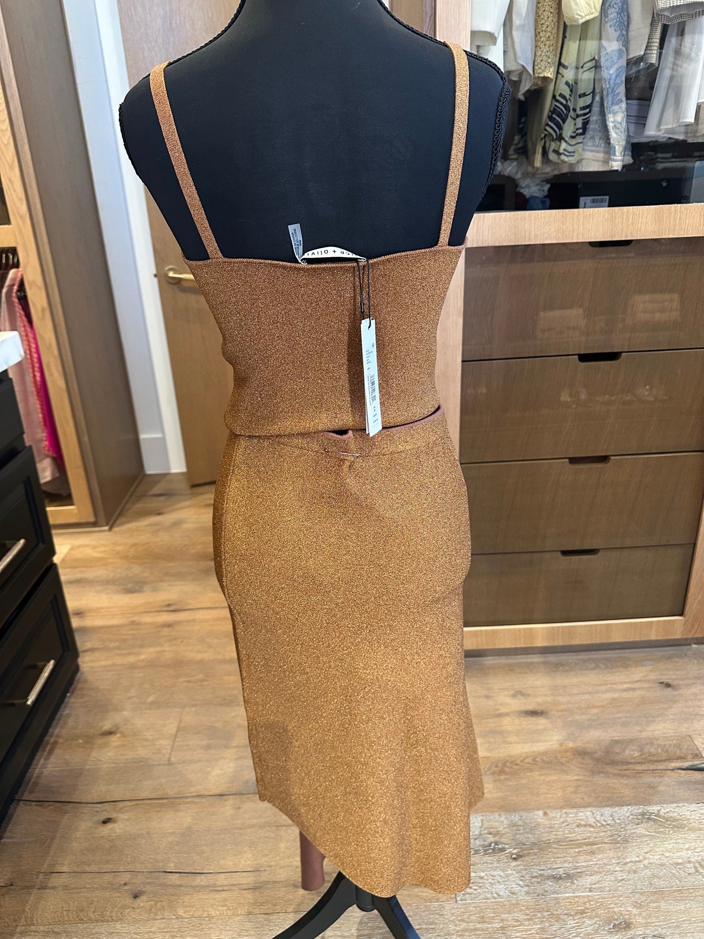 Alice & Olivia Bronze Shimmer