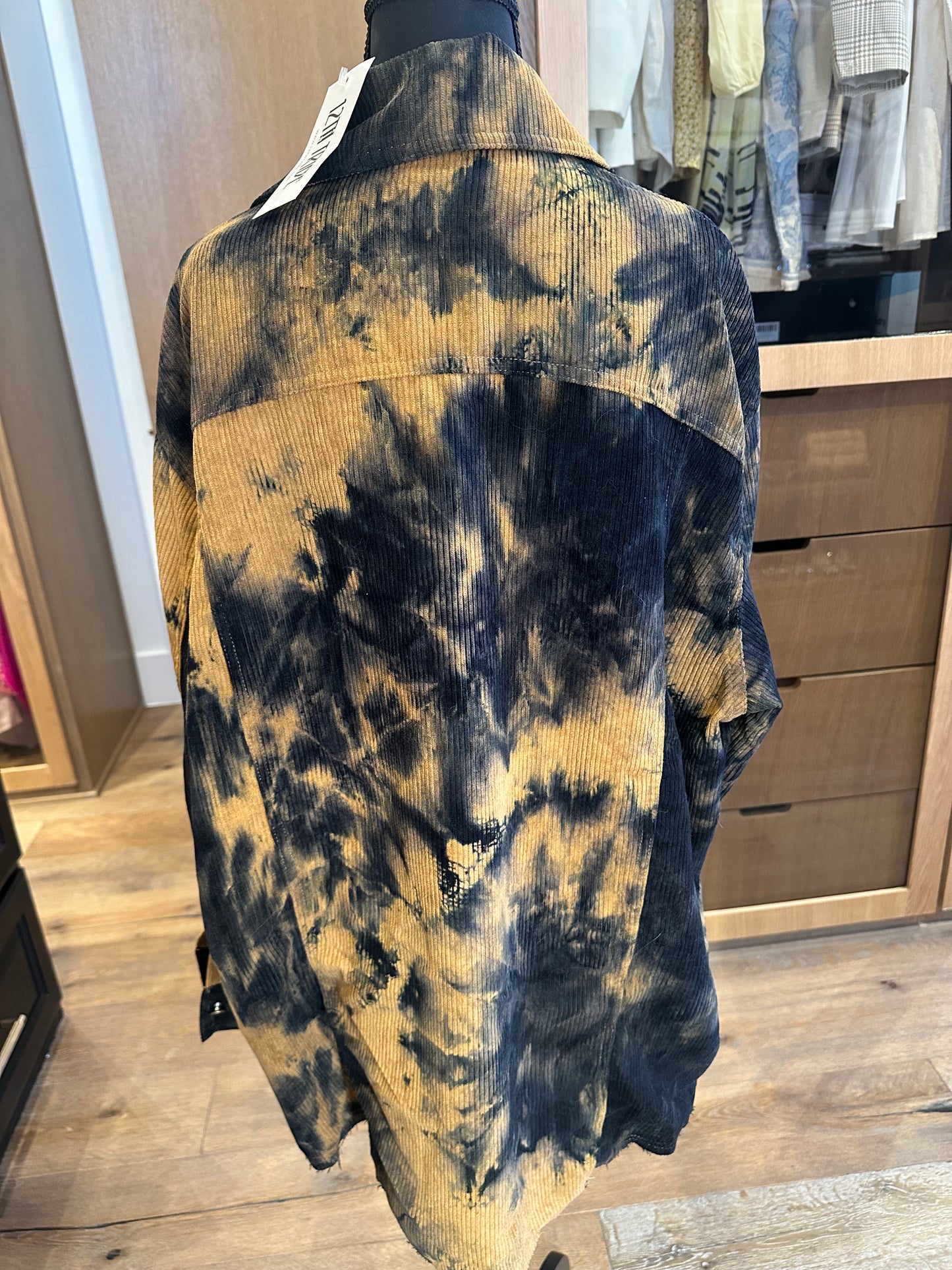 12th Tribe Corduroy Shirt Dress