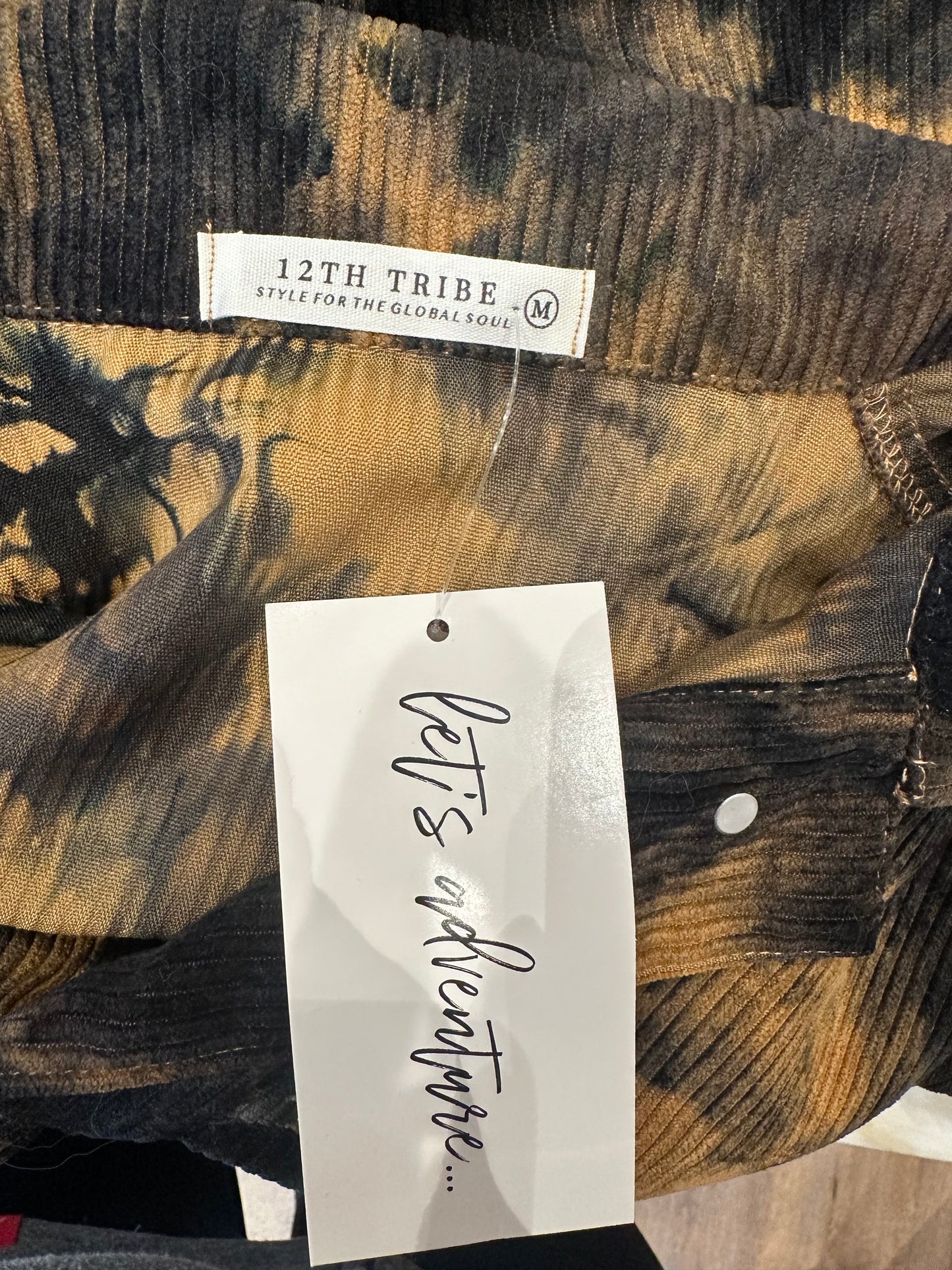 12th Tribe Corduroy Shirt Dress