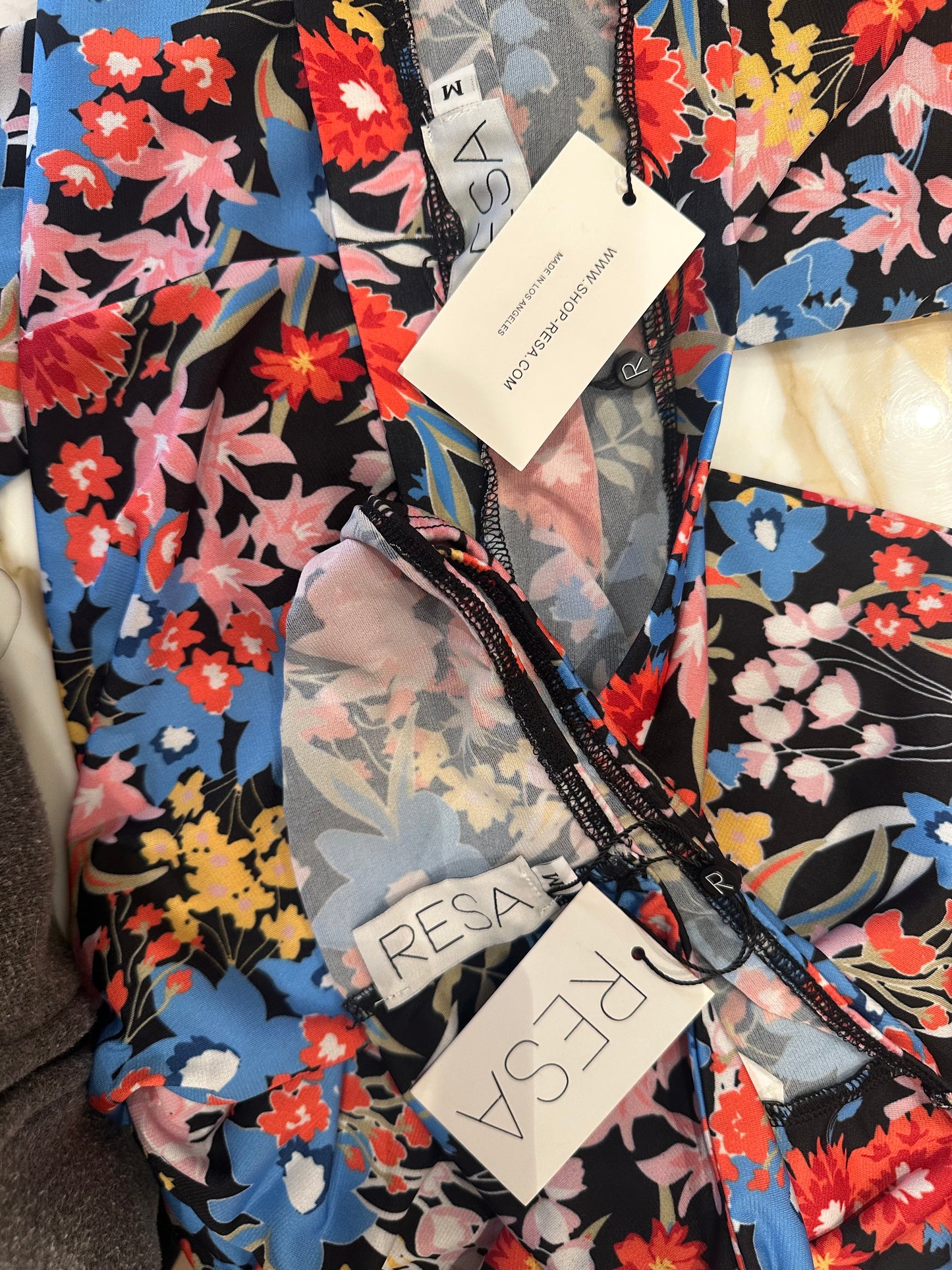 Resa Floral Crop & Matching Wide Leg Pant