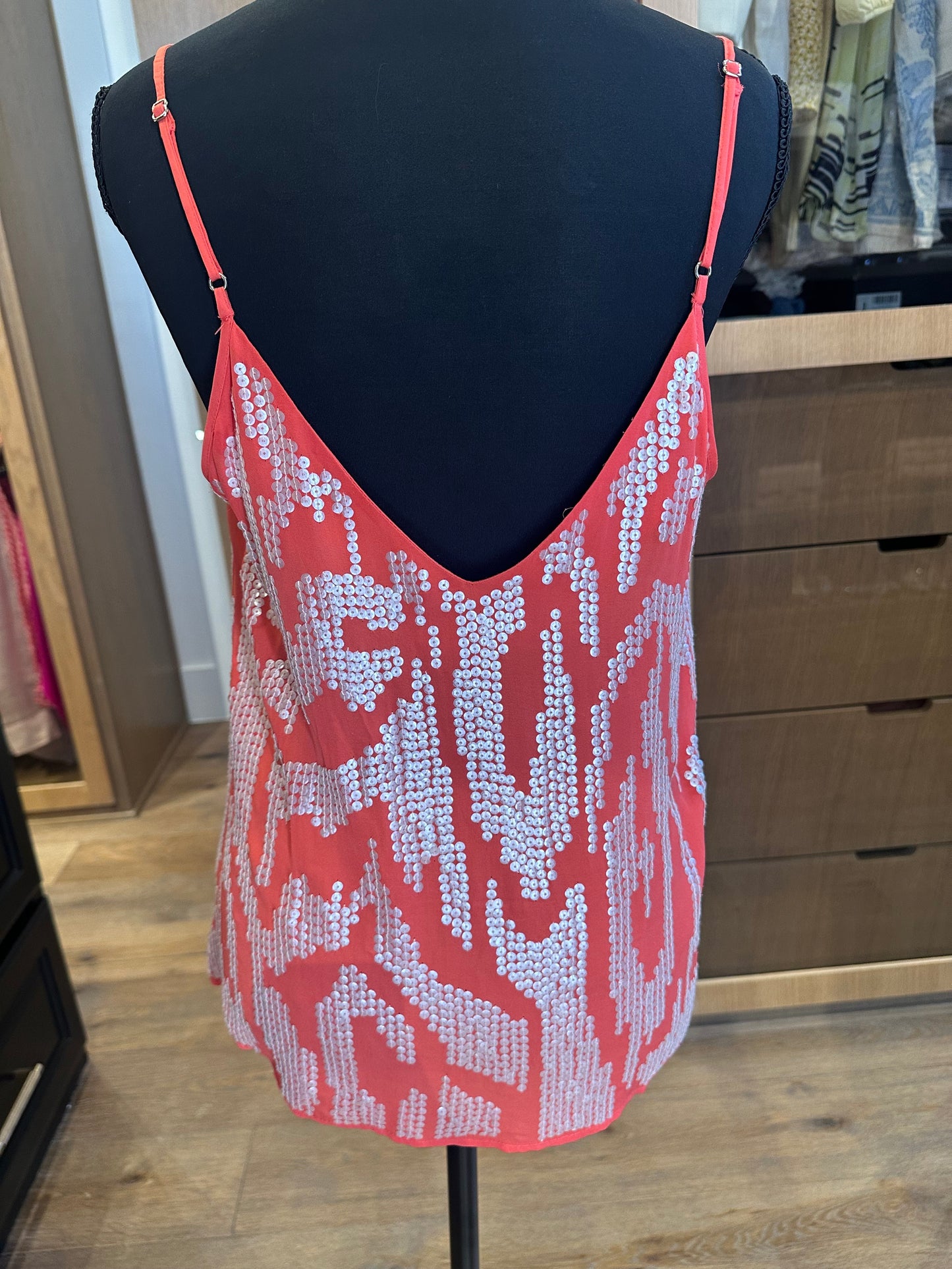 Madison Marcus Sequin Strap Top