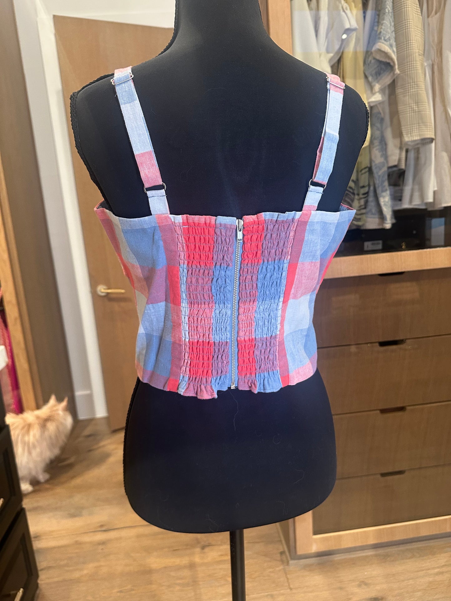 Parker Plaid Crop Top