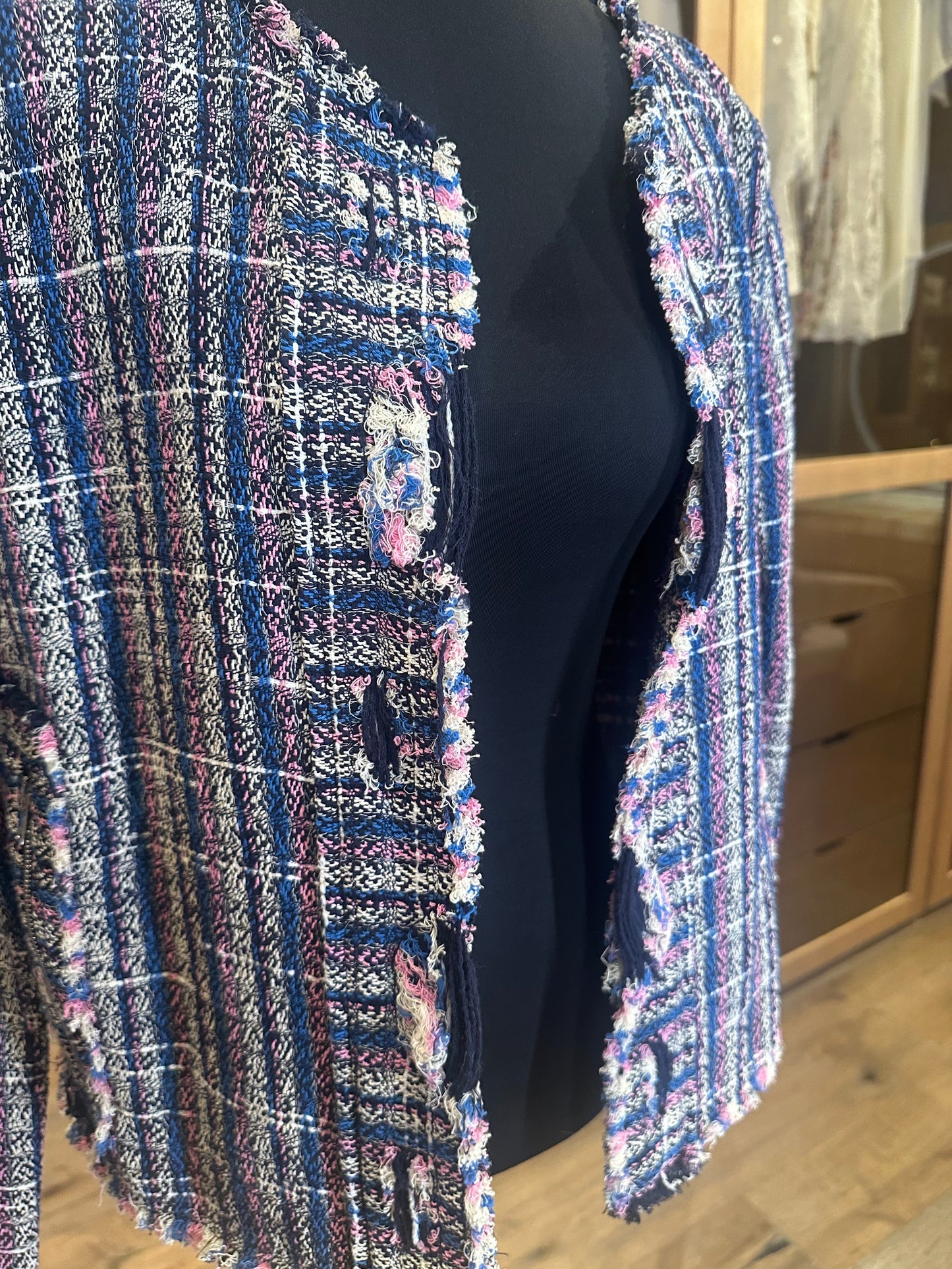 IRO Distressed Tweed Blazer