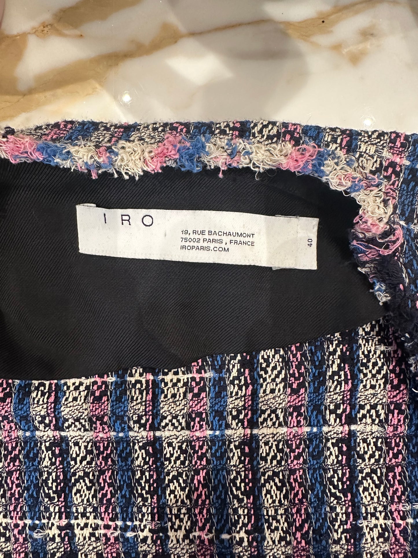 IRO Distressed Tweed Blazer