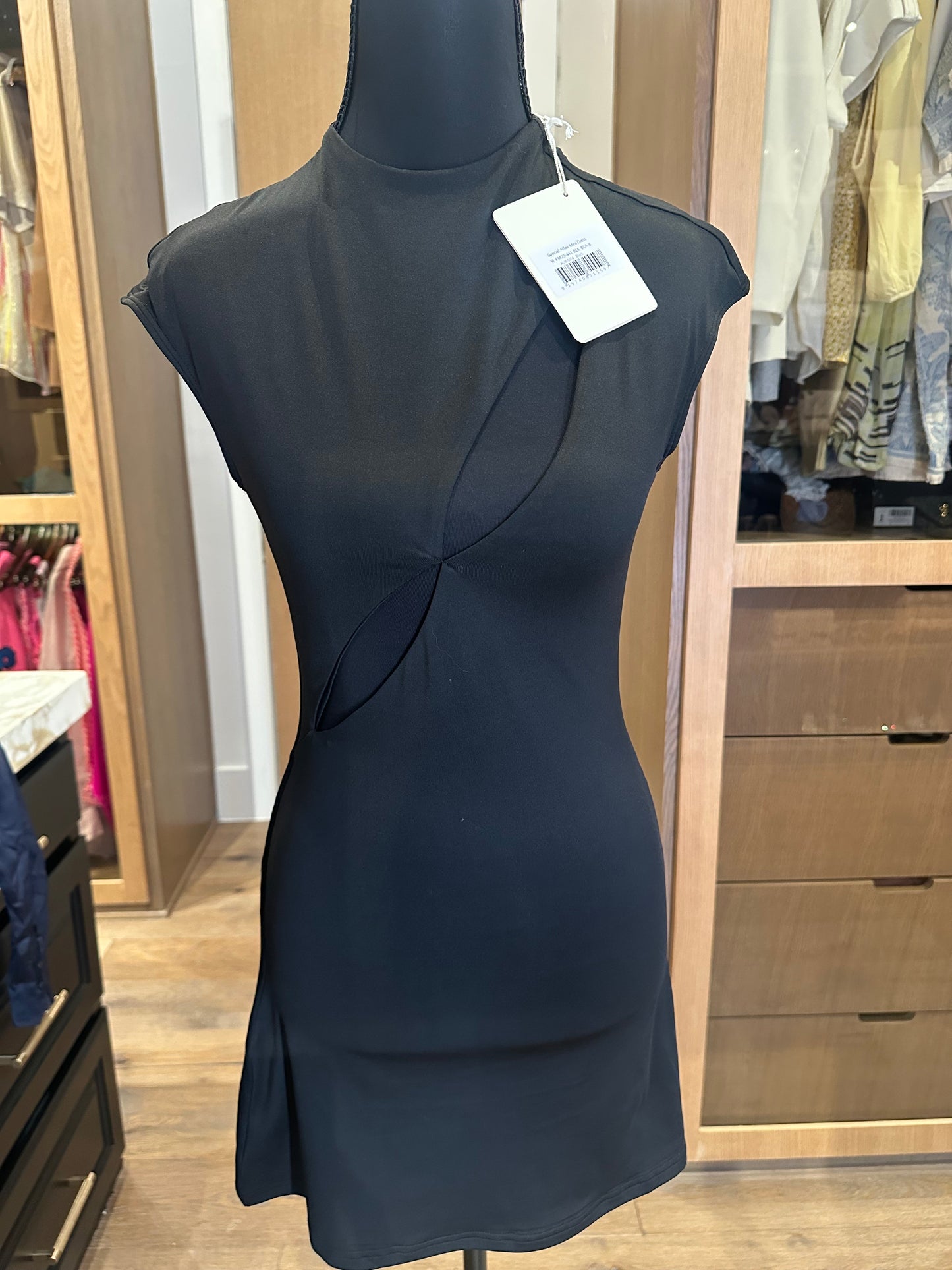 Special Affair Black Cut Out Dress