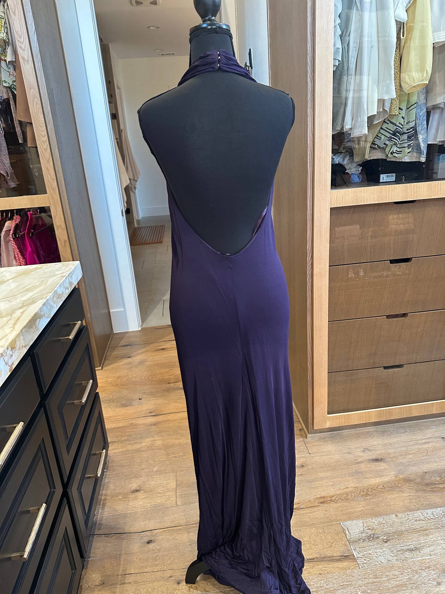 Gucci Vintage Deep Purple Gown