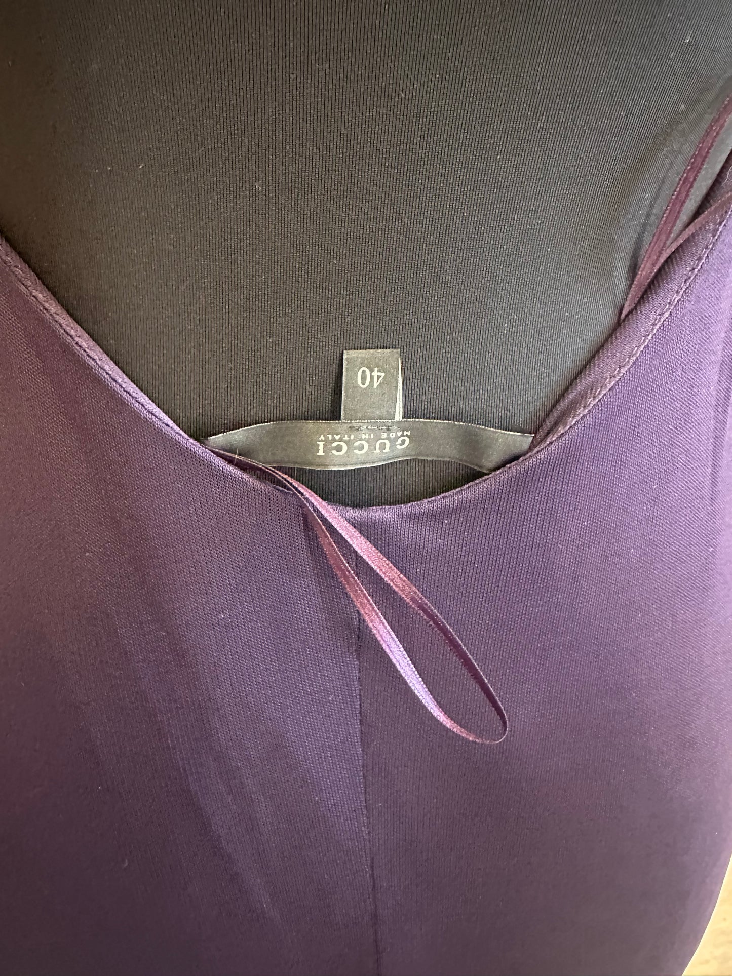 Gucci Vintage Deep Purple Gown