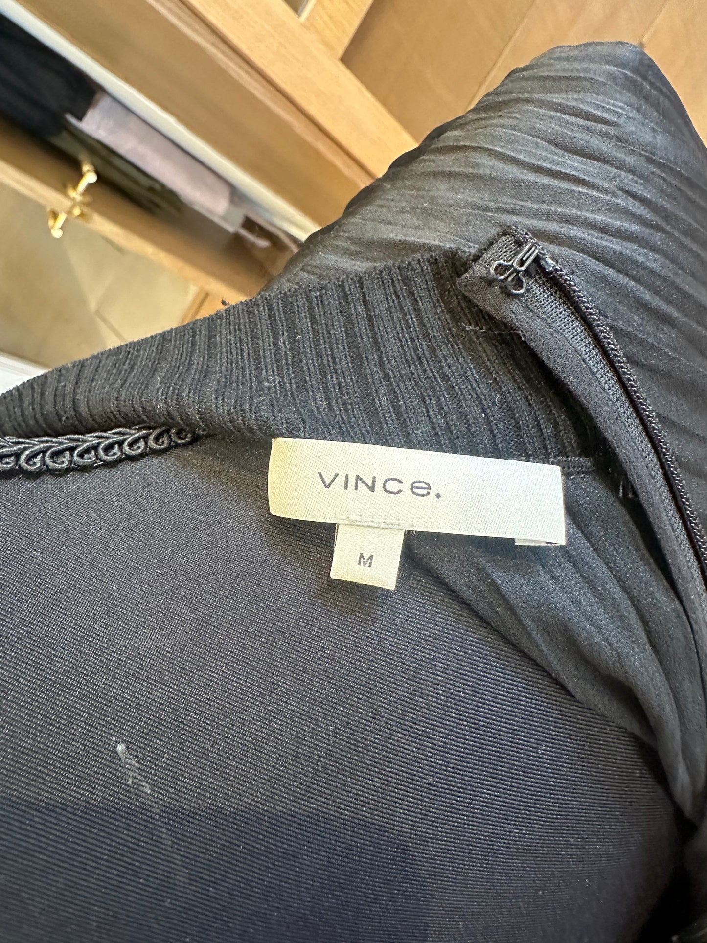 Vince Pleated Silk Shirt