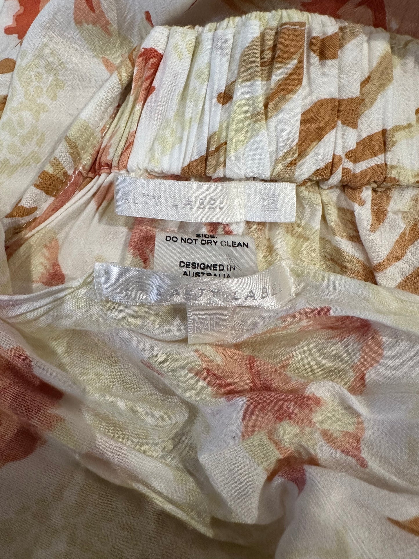 Salty Label Scarf Crop Set