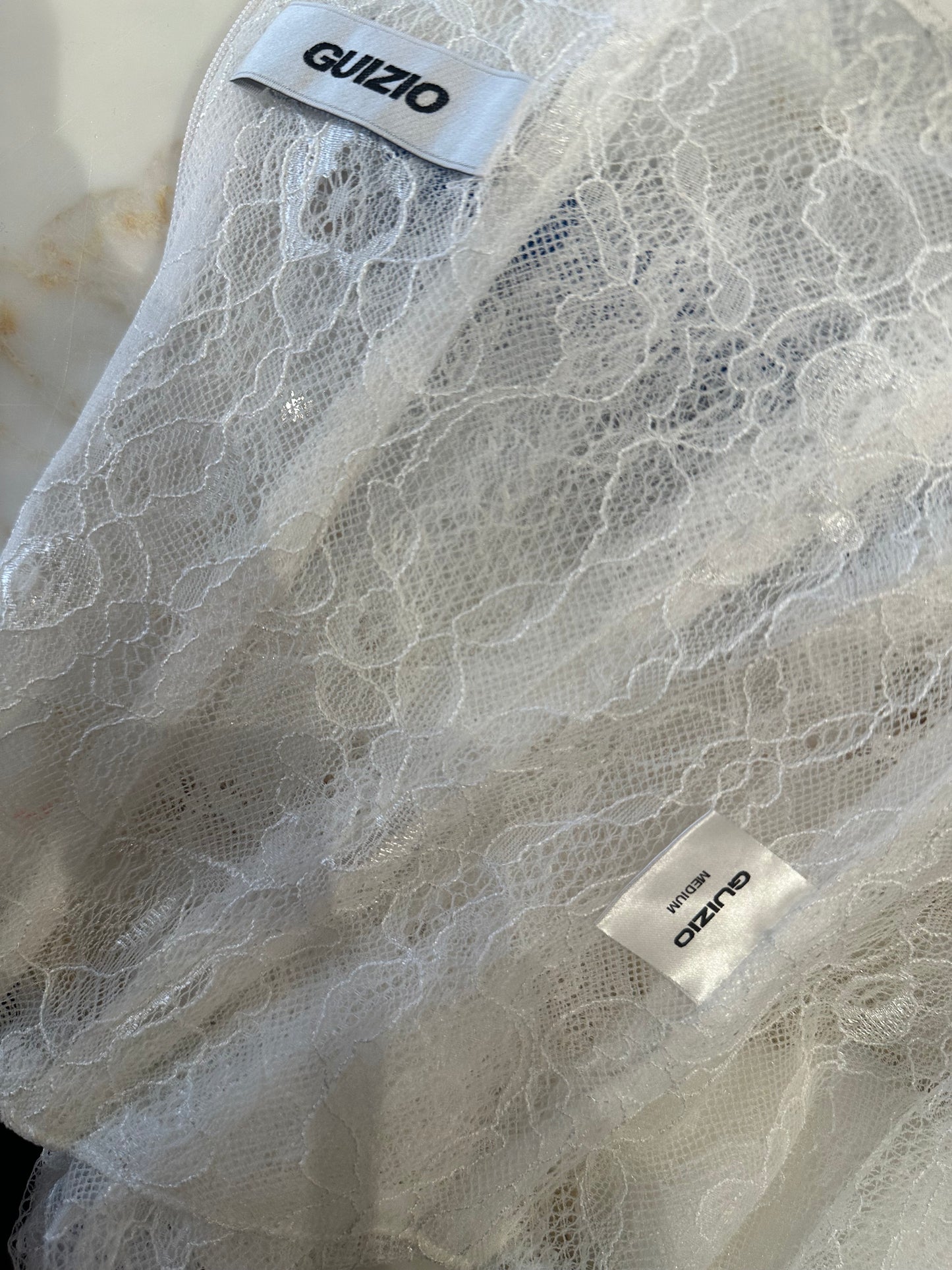 White Lace Corset Top