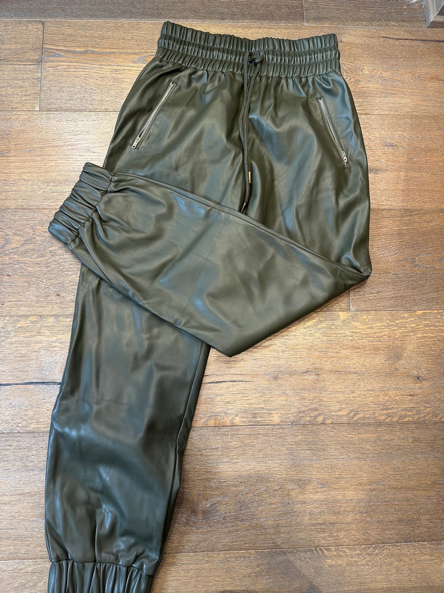 12th Tribe Vegan Leather Jogger