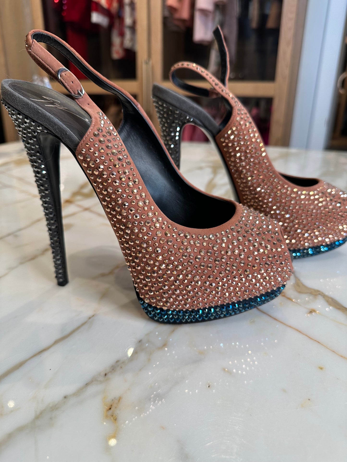 Giuseppe Zanotti Crystal Heels