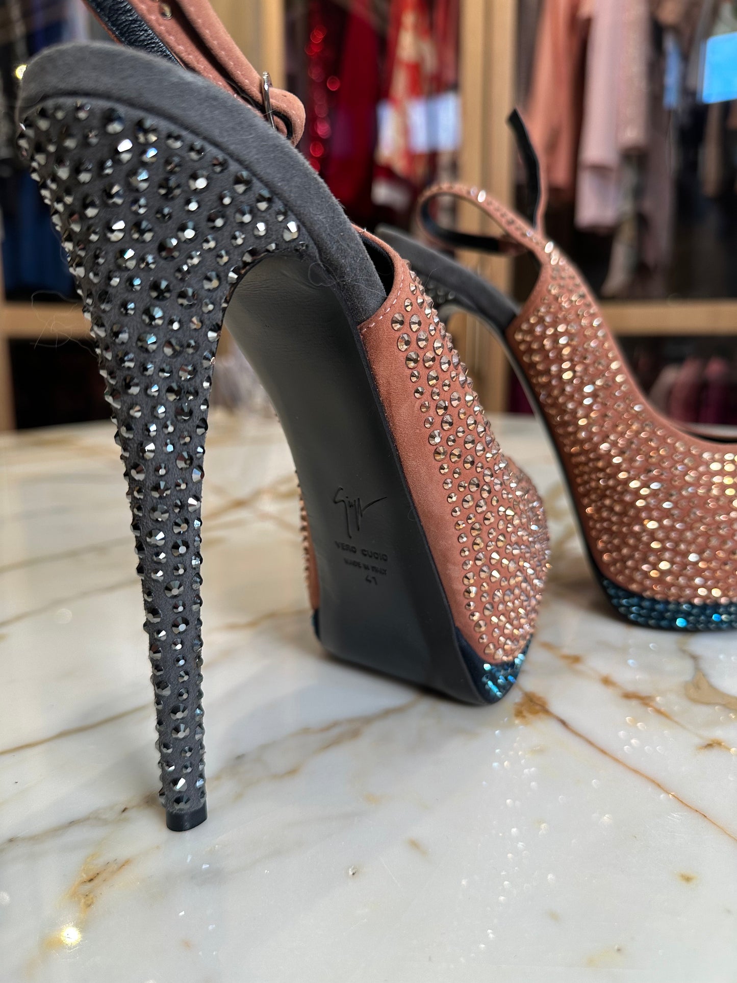 Giuseppe Zanotti Crystal Heels
