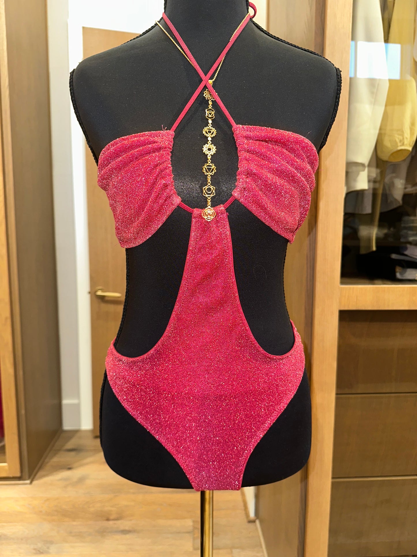 Triangle Shimmer One Piece