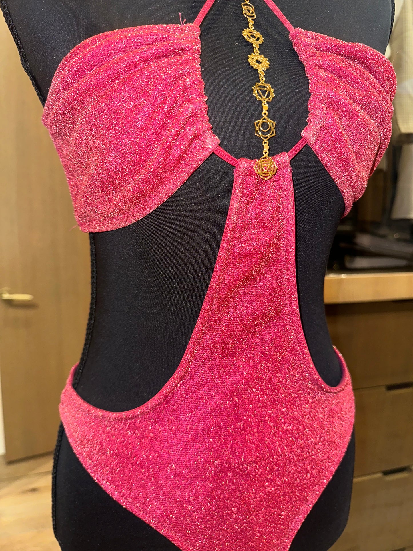 Triangle Shimmer One Piece