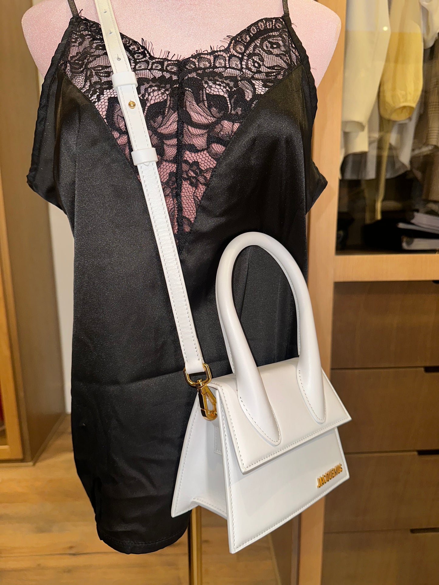 Jacquemes Leather Handbag