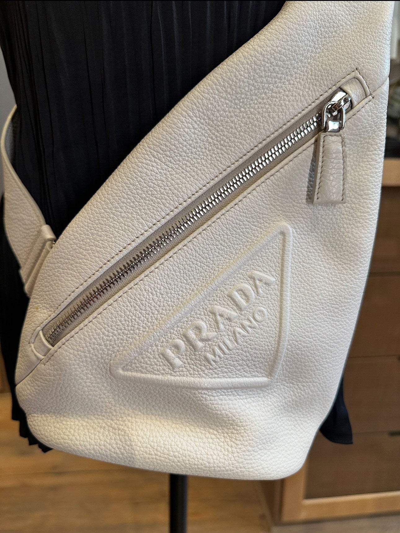 White Prada Bum Bag