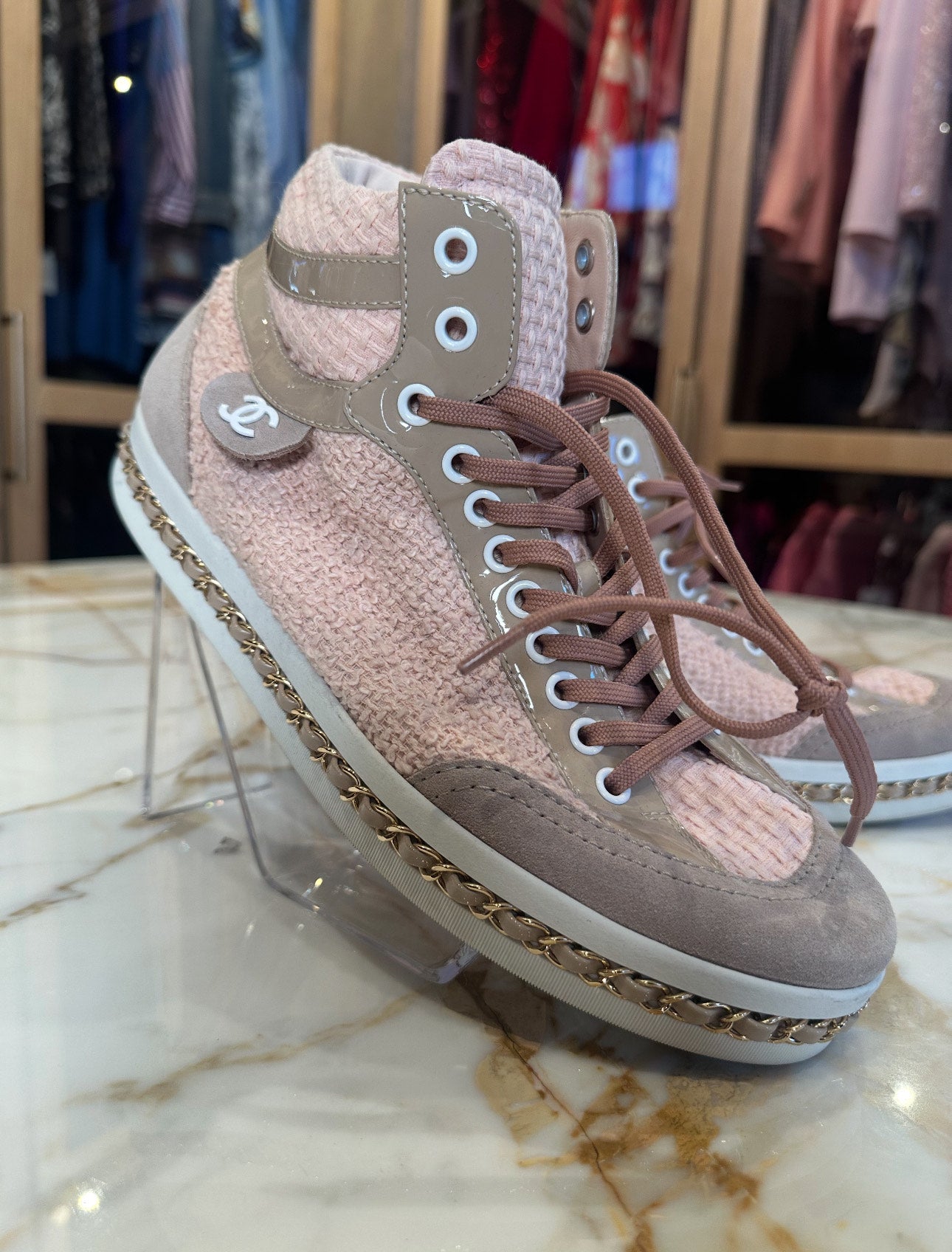 Channel Fabric Hightops
