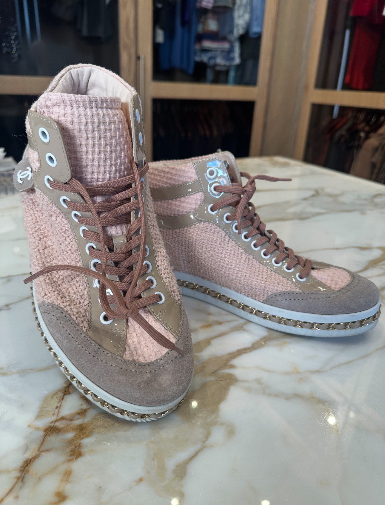 Channel Fabric Hightops