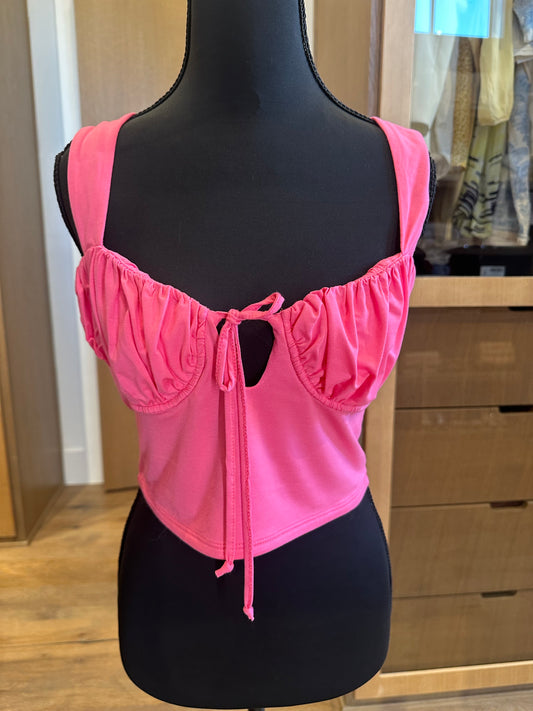 Pink Camilla Coelho Crop Top
