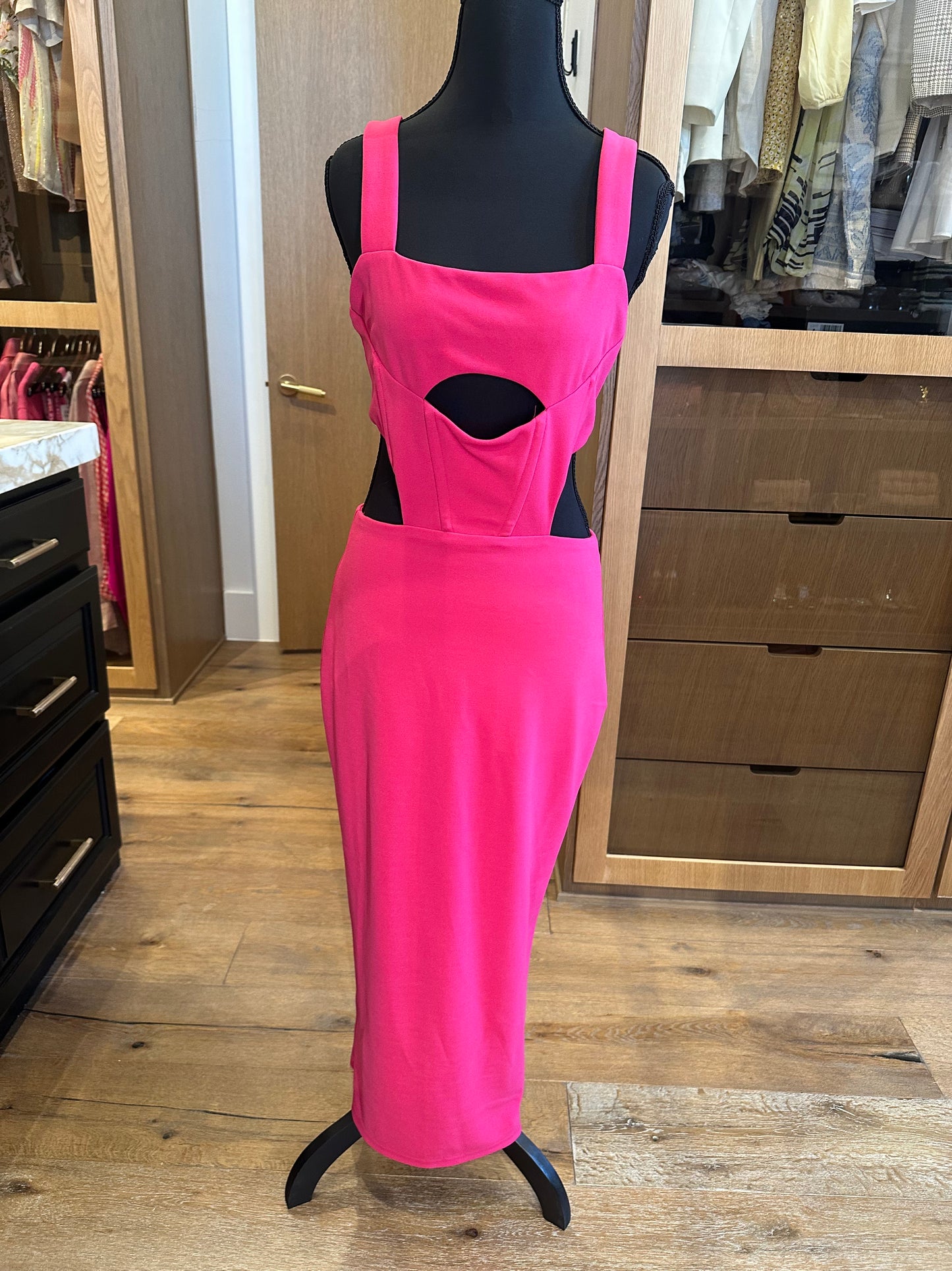 Pink Atoir Cut Out Dress