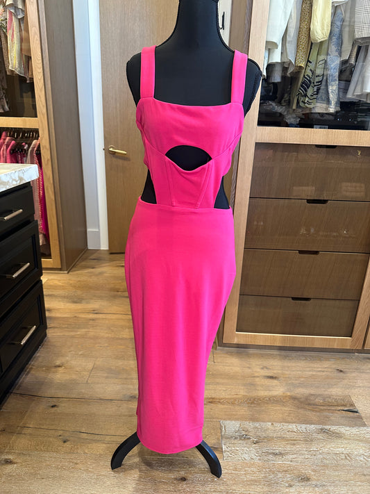 Pink Atoir Cut Out Dress