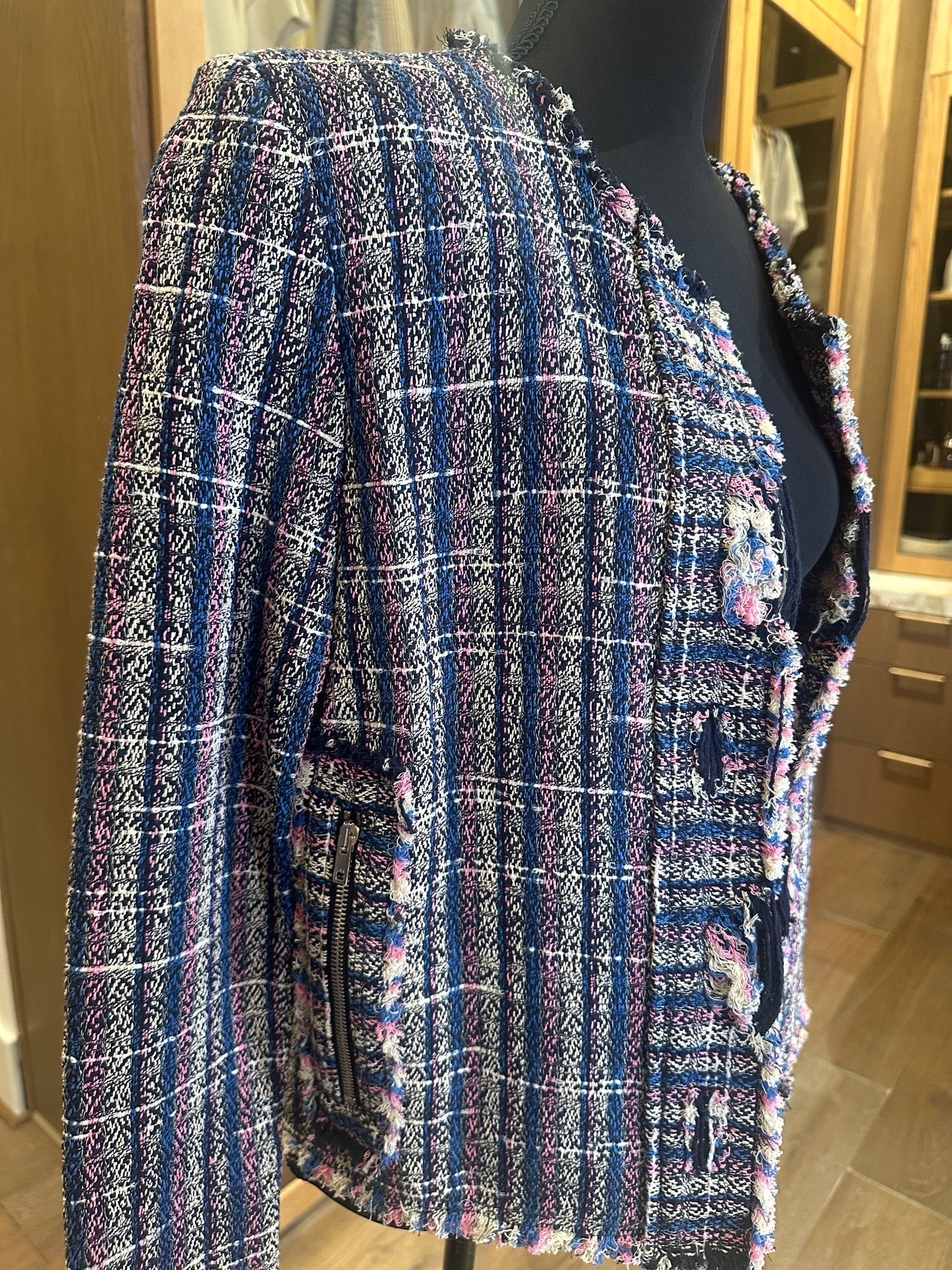 IRO Distressed Tweed Blazer