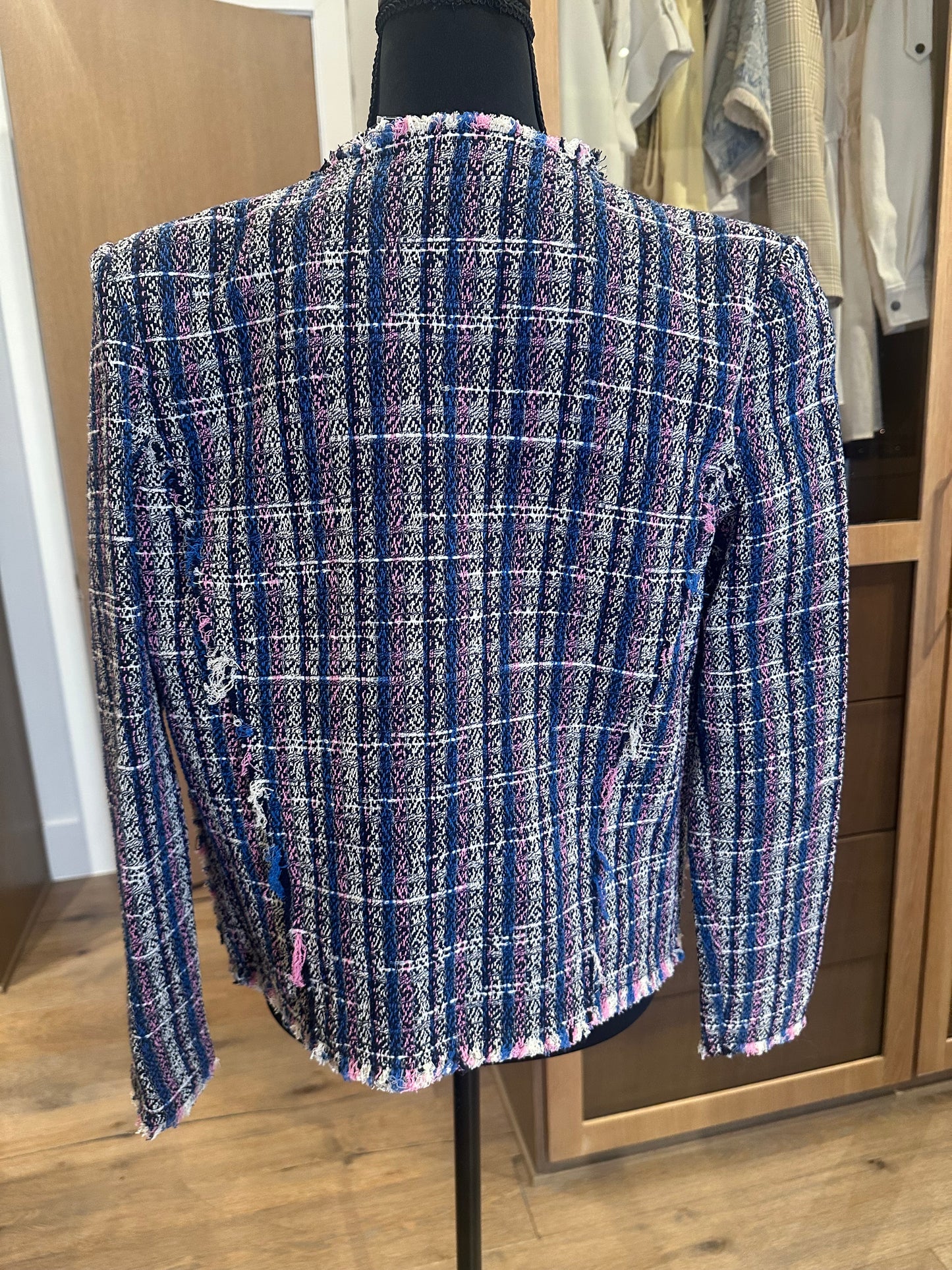 IRO Distressed Tweed Blazer