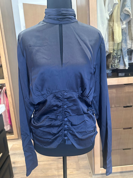 Frame Silk Top