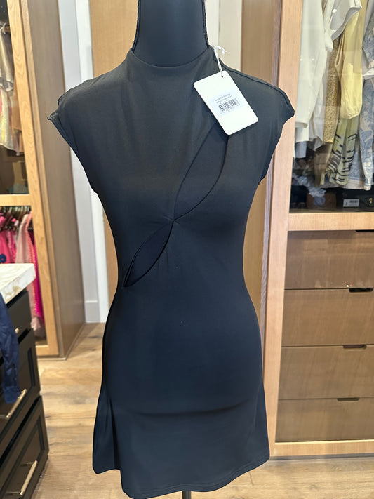 Special Affair Black Cut Out Dress
