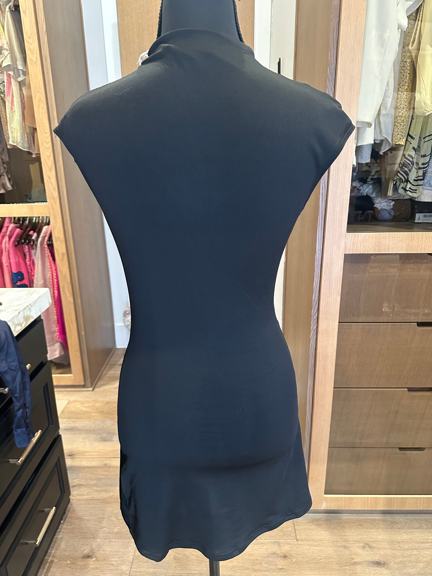 Special Affair Black Cut Out Dress