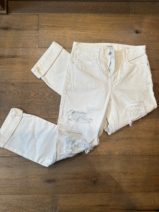 Frame Denim in White