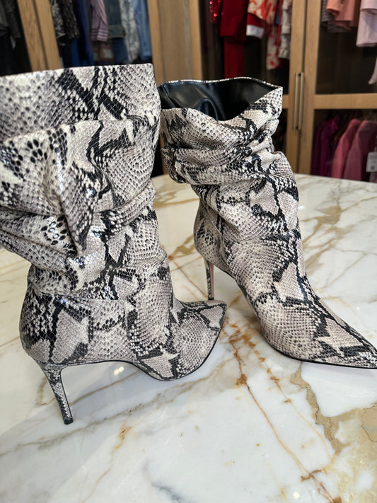 Schutz Python Detail Boots