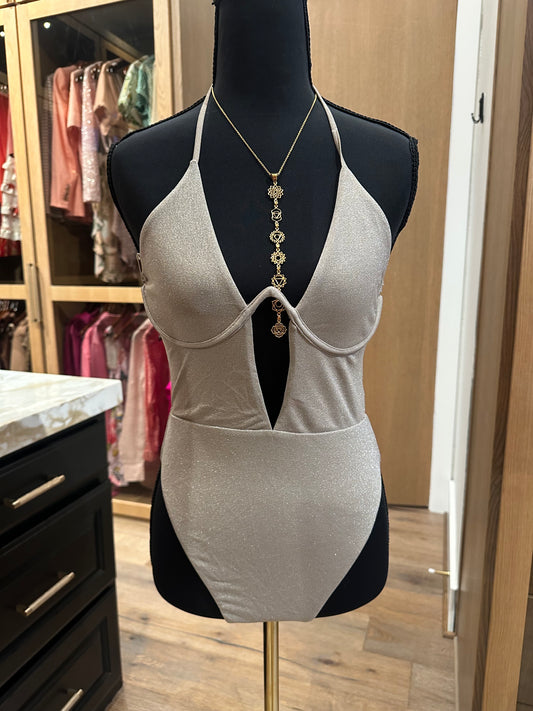 Camilla Coella Gold Shimmer One Piece