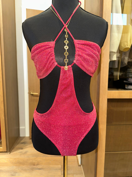 Triangle Shimmer One Piece