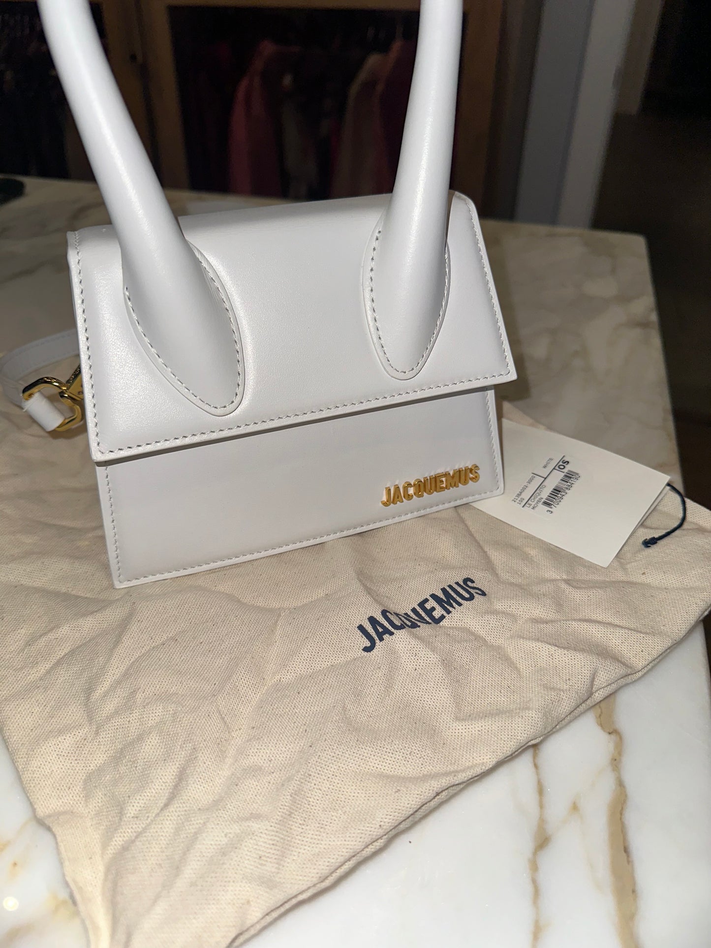 Jacquemes Leather Handbag
