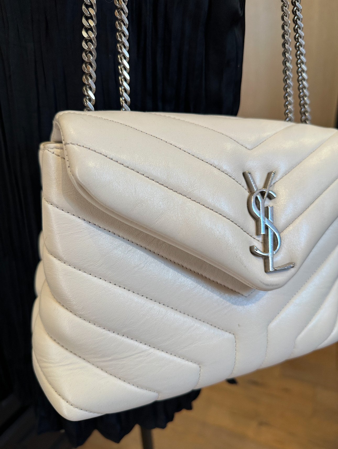 White YSL Bag