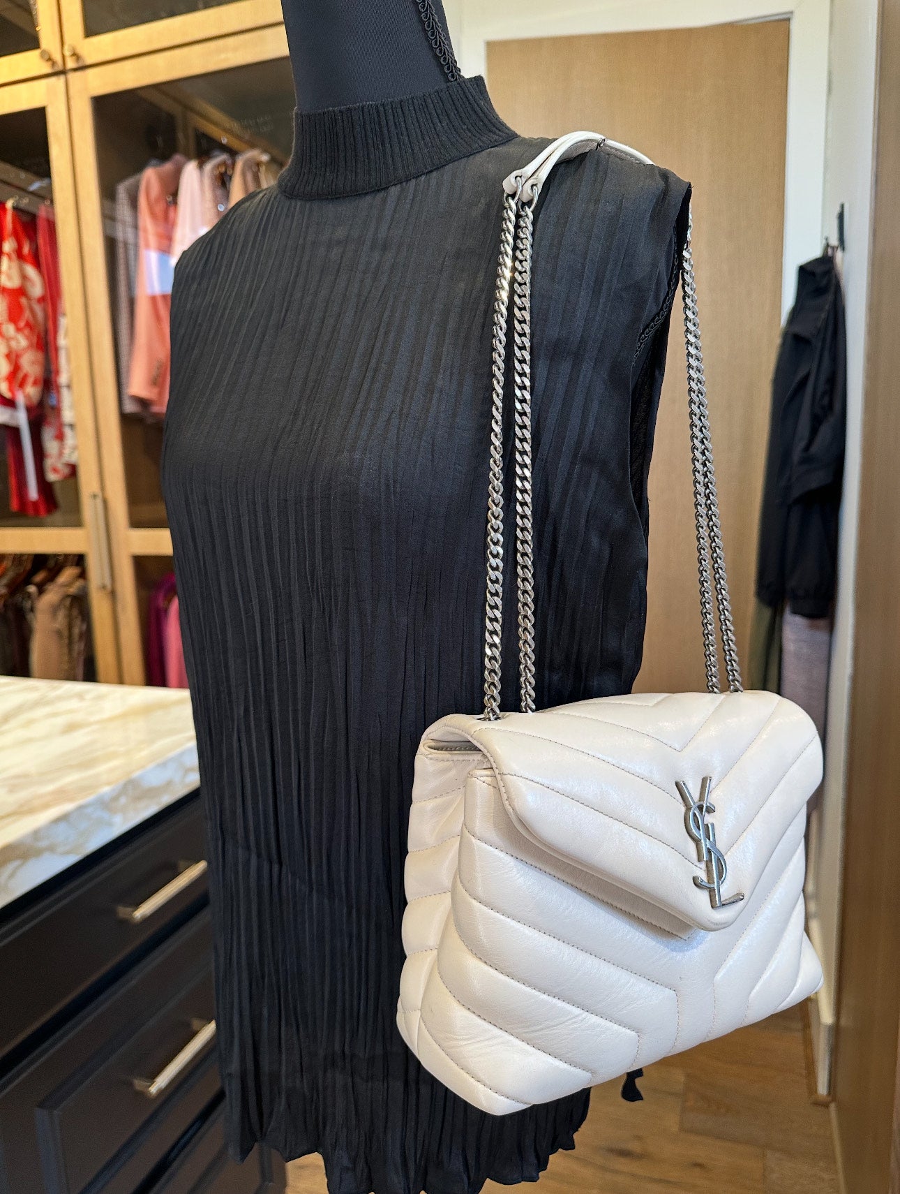 White YSL Bag