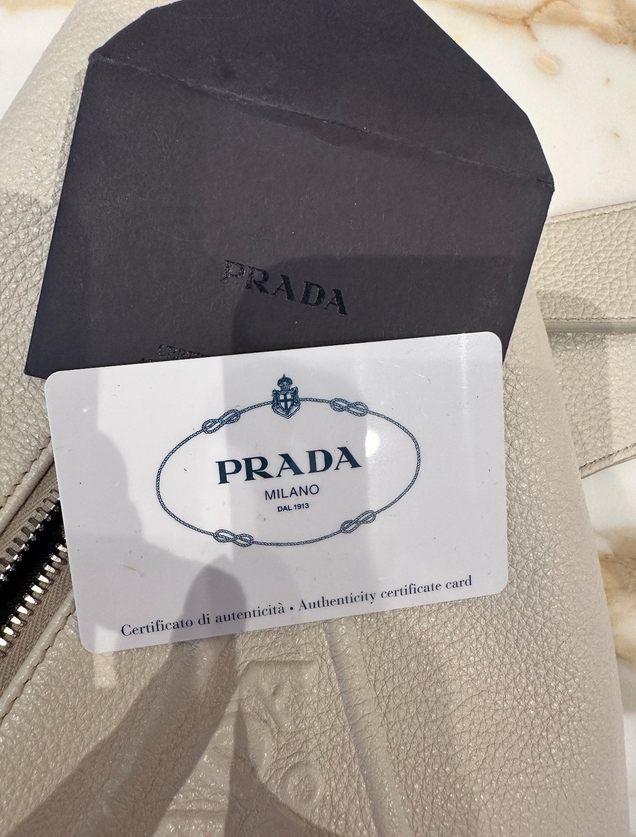 White Prada Bum Bag