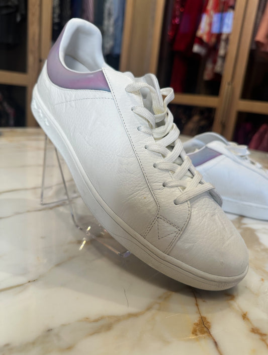 White Hologram Louis Vuitton Shoes